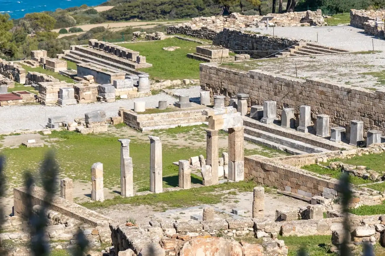 Ancient city ruins of Kamiros
