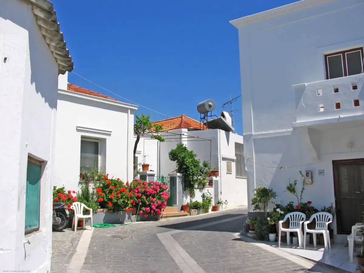 Scenic coast of Theologos, Rhodes